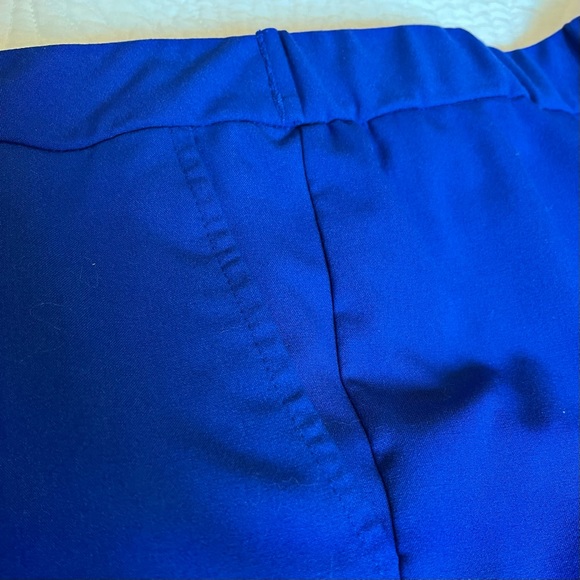 Royal Blue Cropped Wide Leg Pant - Picture 4 of 9